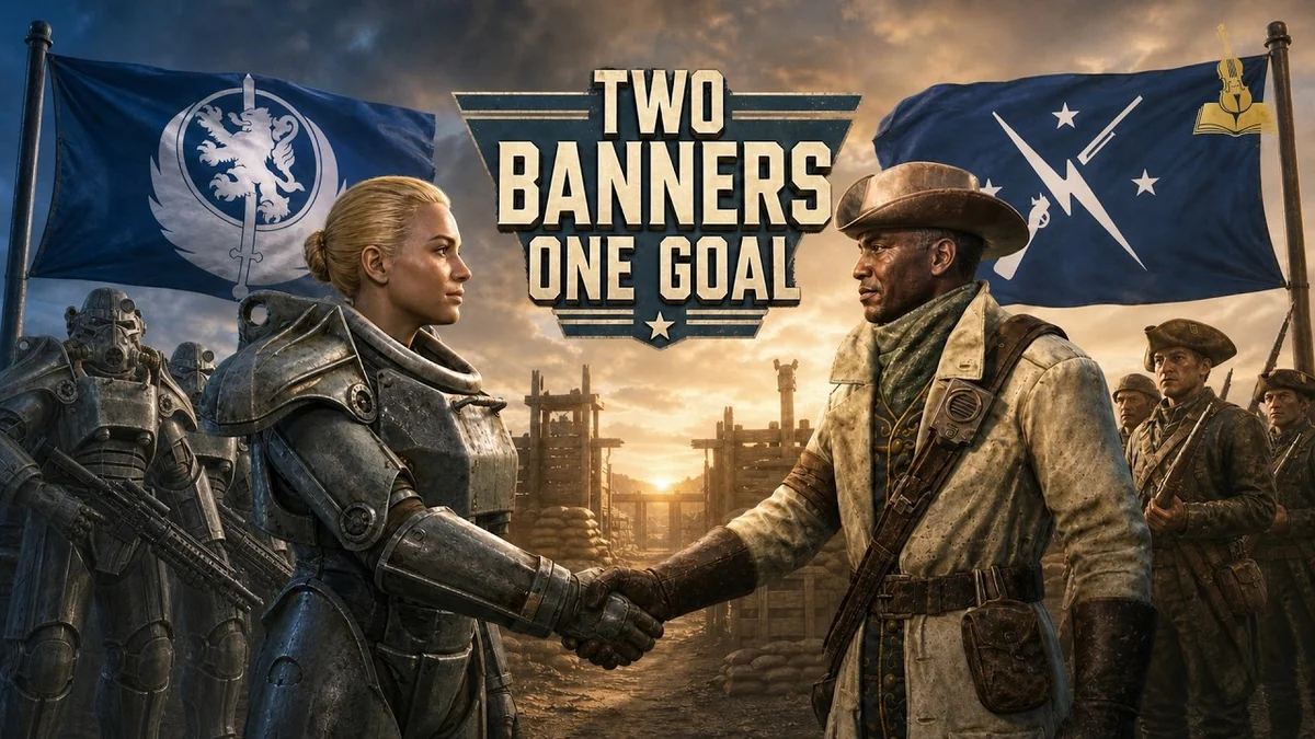 Two Banners, One Goal — Fallout song artwork