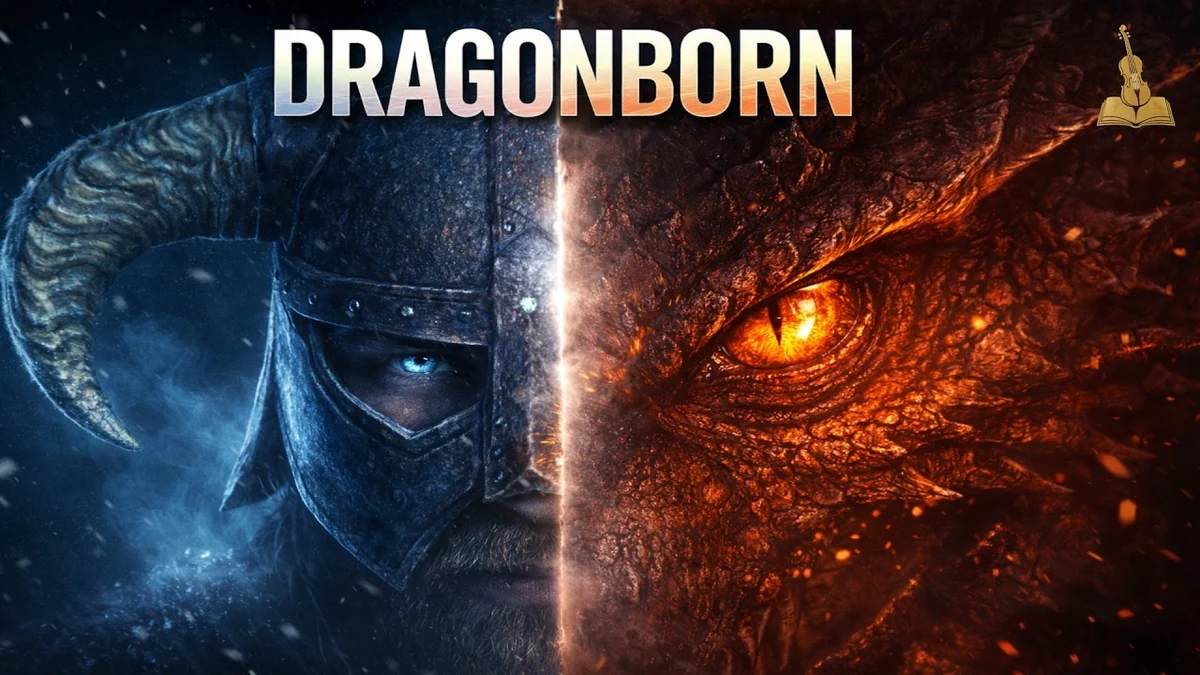 Blood of the Dragon, Heart of the North — The Elder Scrolls song artwork