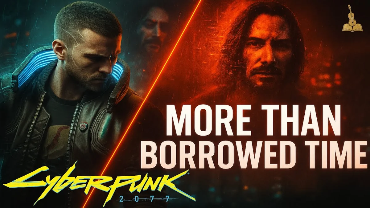 More Than Borrowed Time — Cyberpunk song artwork