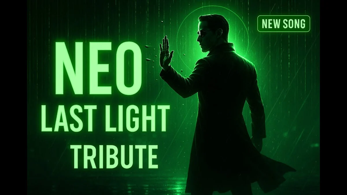 Last Light in the Machine — The Matrix song artwork